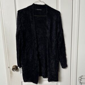 Banana Republic Black Fuzzy Cardigan
